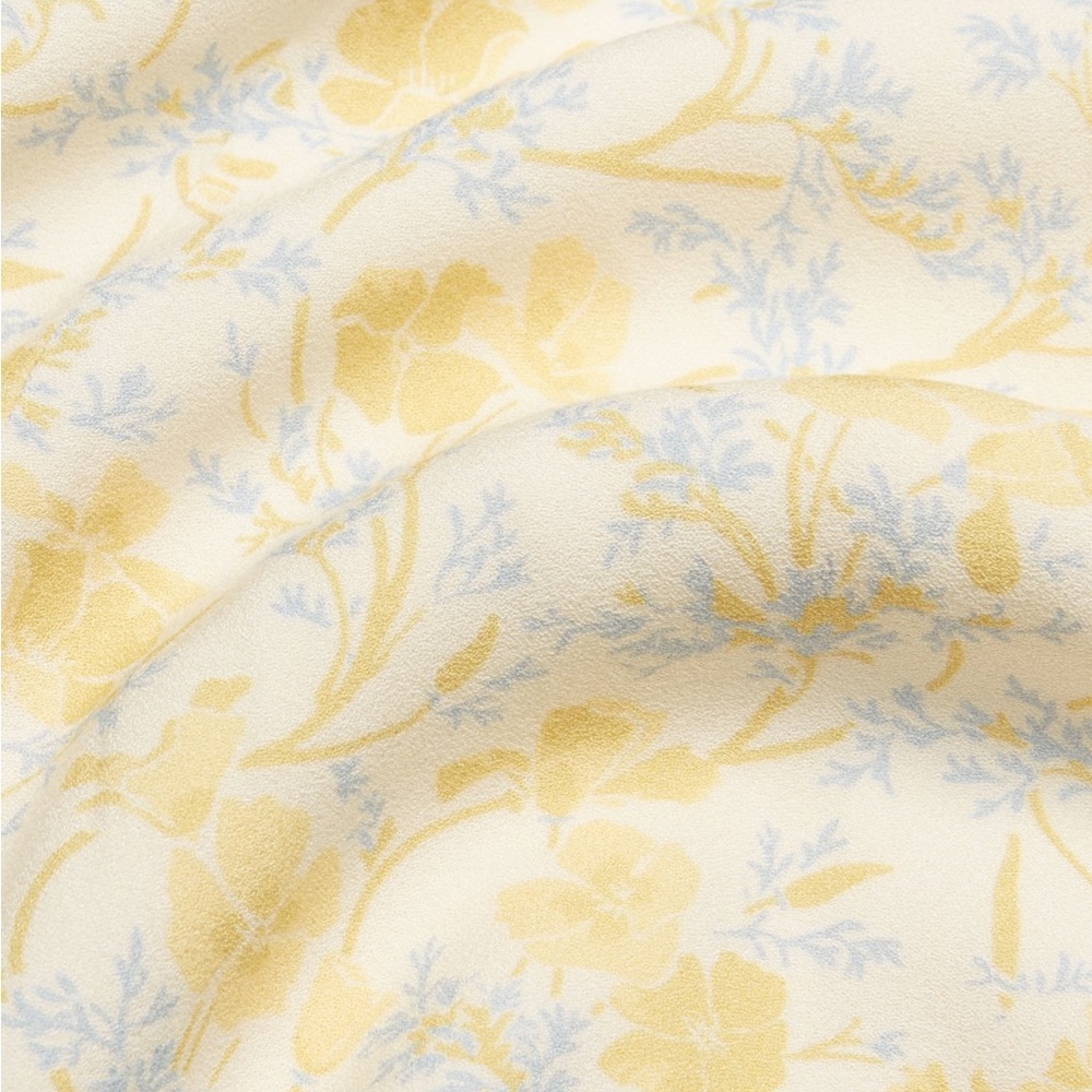 Aritzia Sunday best viola yellow floral midi dress - Picture 5 of 8